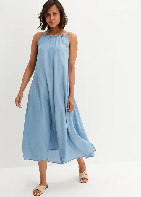 Džínové šaty ze splývavého lyocellu, bonprix