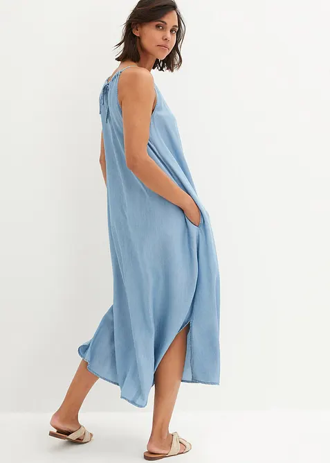 Džínové šaty ze splývavého lyocellu, bonprix