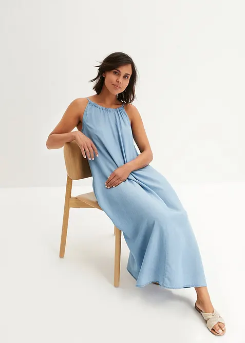 Džínové šaty ze splývavého lyocellu, bonprix