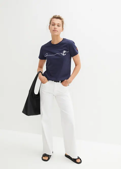 Tričko s výšivkou, bonprix