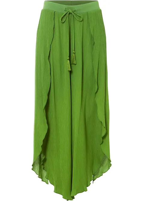 Kalhoty z materiálu se zmačkanou strukturou, bonprix