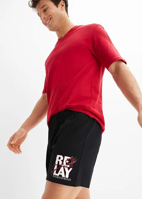 Krátké pyžamo s organickou bavlnou (2dílná souprava), bonprix