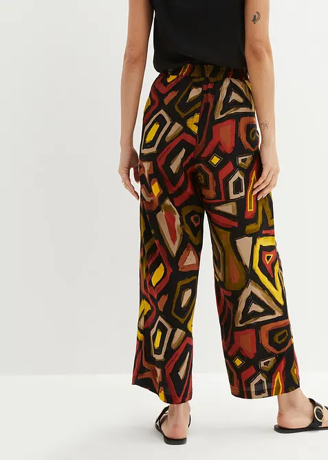 Viskózové kalhoty Culotte, bonprix