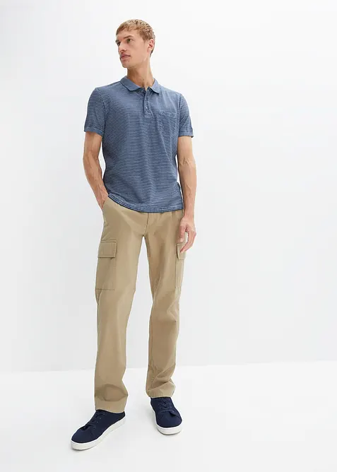 P&oacute;lo tričko v sepran&eacute;m vzhledu, kr&aacute;tk&yacute; ruk&aacute;v, bonprix