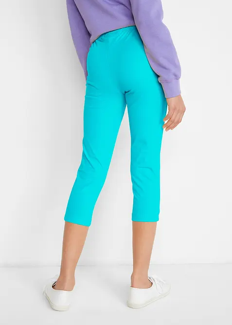 Capri legíny s elastickou směsí s organickou bavlnou (2 ks v balení), bonprix