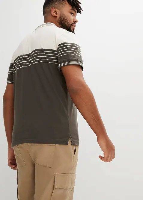 Žerzejov&eacute; p&oacute;lo triko  z čist&eacute; bavlny, bonprix