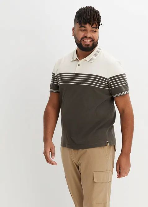 Žerzejov&eacute; p&oacute;lo triko  z čist&eacute; bavlny, bonprix