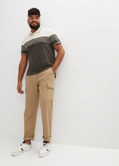 Žerzejov&eacute; p&oacute;lo triko  z čist&eacute; bavlny, bonprix