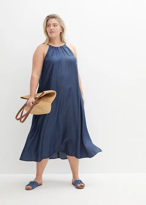 Dž&iacute;nov&eacute; &scaron;aty ze spl&yacute;vav&eacute;ho lyocellu, bonprix