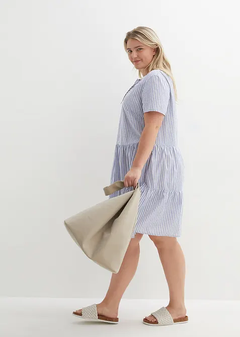 Letní tunikové šaty z čisté bavlny, bonprix