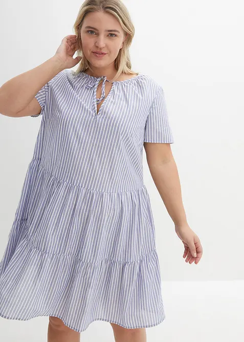 Letní tunikové šaty z čisté bavlny, bonprix