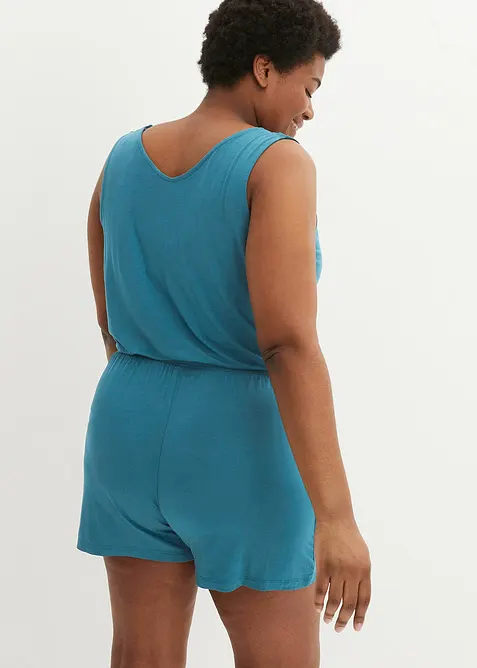 Žerzejov&yacute; overal z měkk&eacute; visk&oacute;zy, bonprix