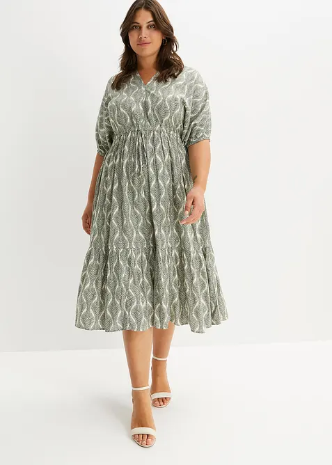 Midi &scaron;aty ze spl&yacute;vav&eacute; visk&oacute;zy, bonprix