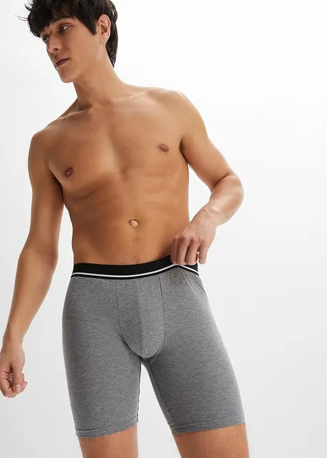 Dlouhé přiléhavé boxerky (3 ks v balení), bonprix