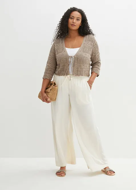 Ažurové bolerko s 3/4 rukávem, bonprix