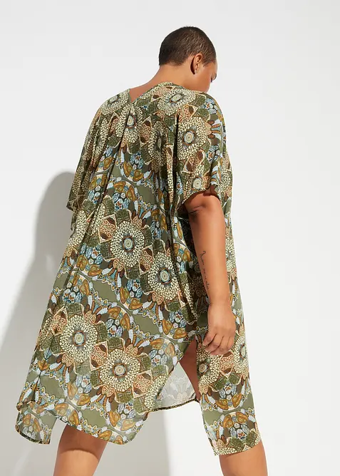 Oversize plážová tunika z lehkého šifonu, bonprix