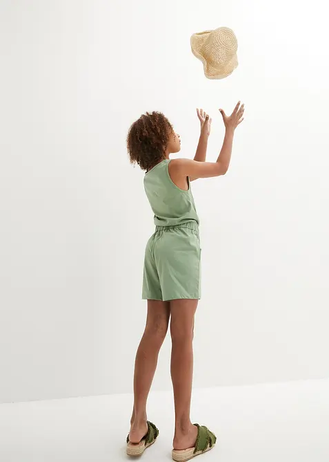 Žerzejový overal z čisté bavlny, bonprix