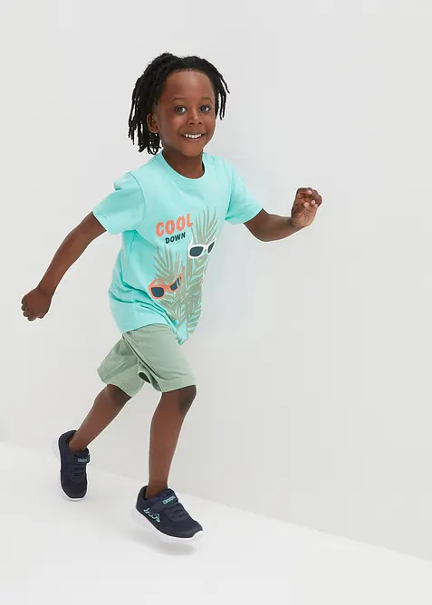 Tričko a krátké kalhoty (2dílná souprava) z organické bavlny, bonprix