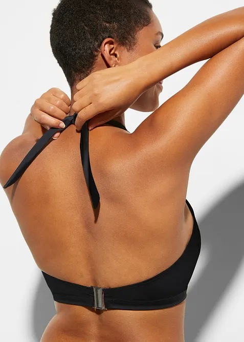 Bikinový top s ramínkem za krk, bonprix