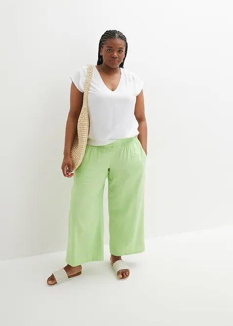 Halenka ze spl&yacute;vav&eacute; visk&oacute;zy, bonprix