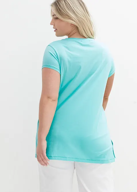 Dlouhé triko z čisté organické bavlny, bonprix