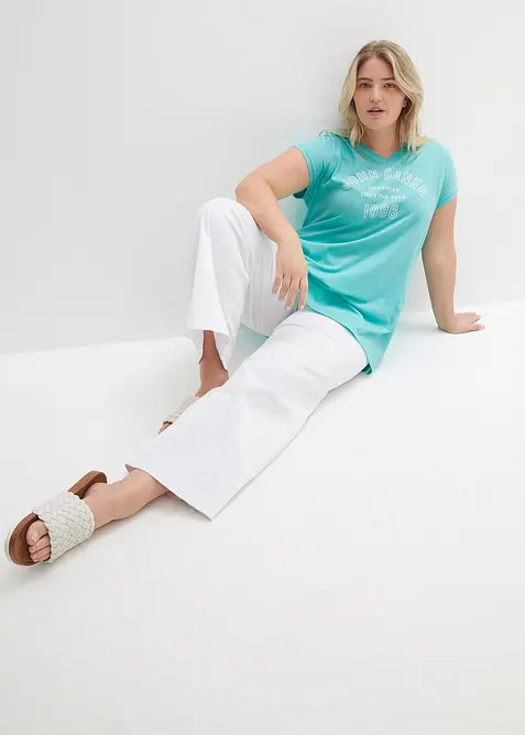 Dlouhé triko z čisté organické bavlny, bonprix