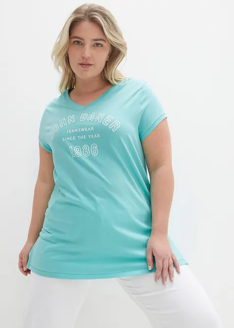 Dlouhé triko z čisté organické bavlny, bonprix