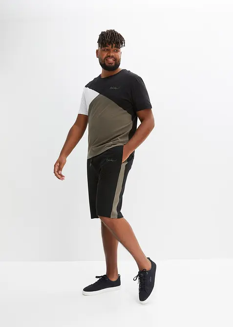 Tričko a teplákové bermudy (2dílná souprava), bonprix