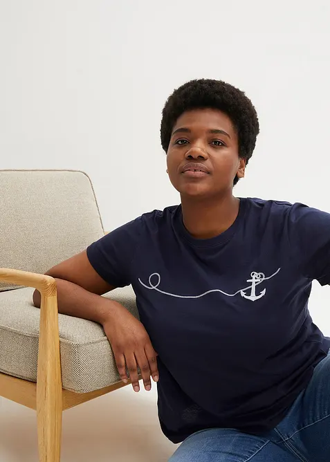 Tričko s výšivkou, bonprix