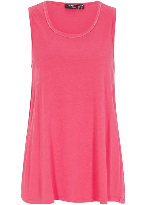 Dlouh&yacute; udržiteln&yacute; top s kulat&yacute;m v&yacute;střihem, bonprix