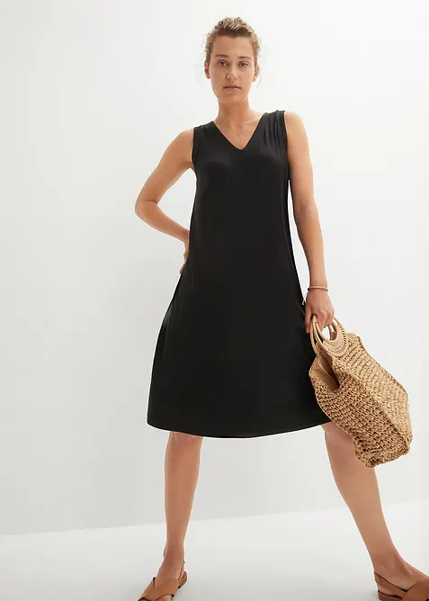 Žerzejové šaty ze splývavé viskózy, bonprix