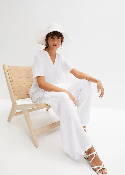 Dlouh&aacute; mu&scaron;el&iacute;nov&aacute; tunika z čist&eacute; bavlny, bonprix