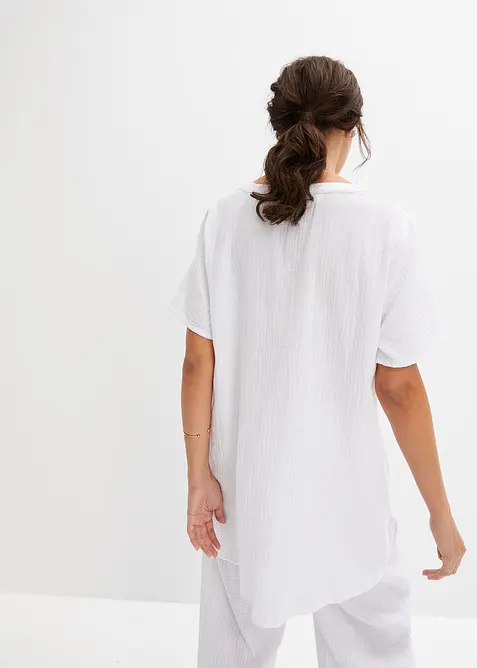 Dlouh&aacute; mu&scaron;el&iacute;nov&aacute; tunika z čist&eacute; bavlny, bonprix