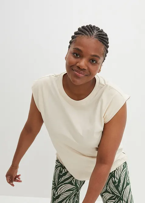 Oversize tričko z čisté organické bavlny, bonprix