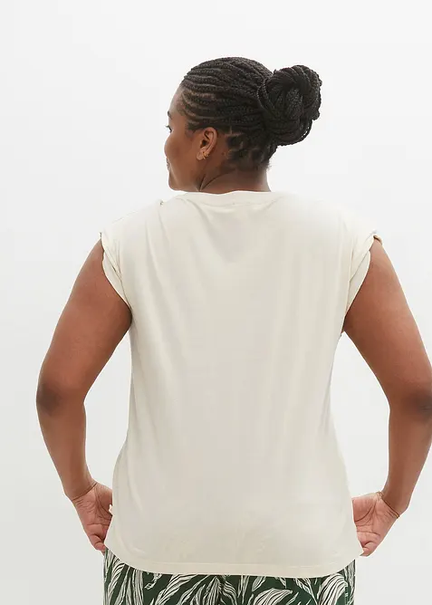 Oversize tričko z čisté organické bavlny, bonprix