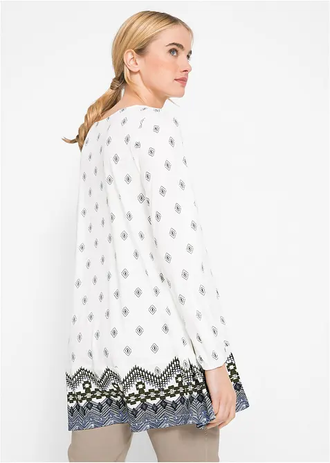 Úpletová tunika ze směsi bavlny a viskózy, bonprix