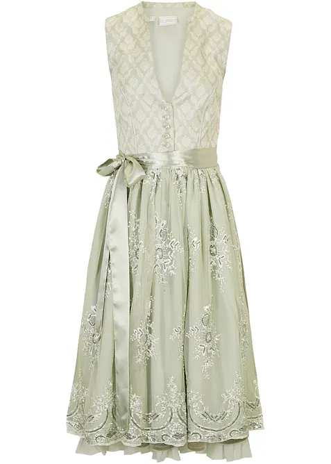 Kroj Dirndl s žakárem a výšivkou (2dílná souprava), bonprix