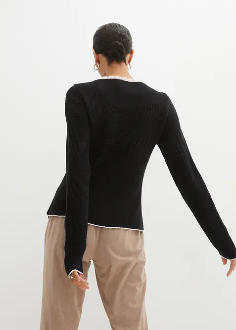 Kr&aacute;sn&yacute; krojov&yacute; kab&aacute;tek s v&yacute;&scaron;ivkou, bonprix