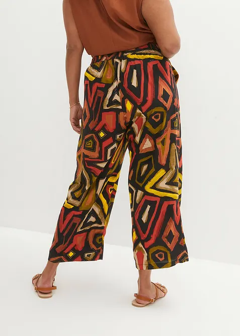 Visk&oacute;zov&eacute; kalhoty Culotte, bonprix