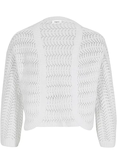 Bolerko s háčkovaným vzhledem, polodlouhý rukáv, bonprix