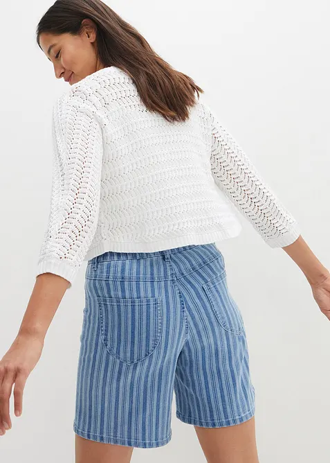 Bolerko s háčkovaným vzhledem, polodlouhý rukáv, bonprix