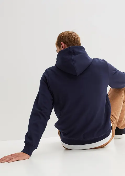 Mikina s kapucí, v pohodlném střihu, bonprix