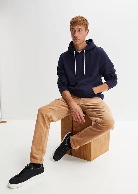 Mikina s kapucí, v pohodlném střihu, bonprix