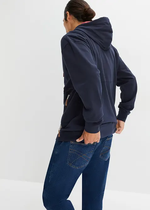 Mikina Loose Fit s kapuc&iacute;, bonprix