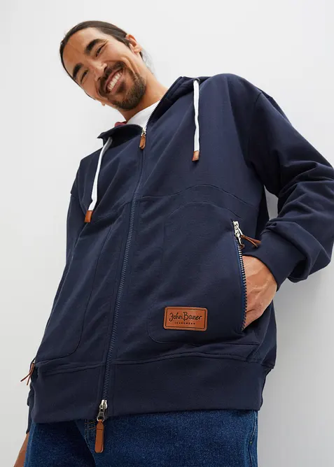 Mikina Loose Fit s kapuc&iacute;, bonprix