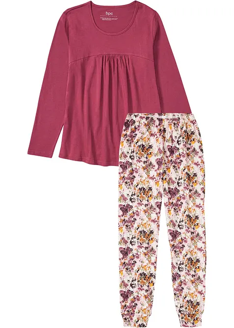 Pyžamo z čisté organické bavlny, bonprix