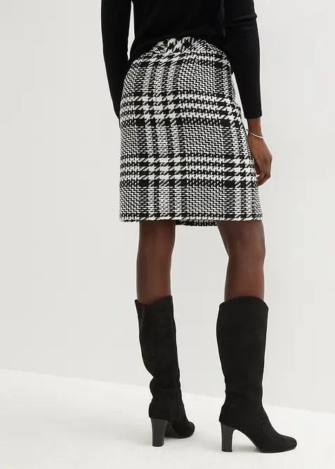 Sukně z měkk&eacute; př&iacute;ze bukl&eacute;, bonprix