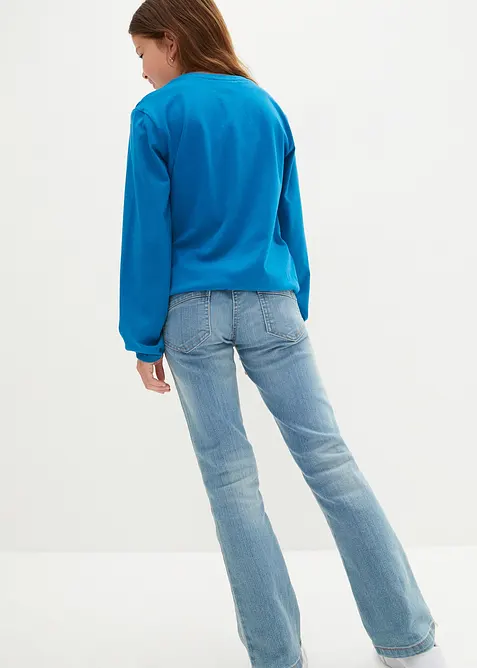 Triko s dlouhým rukávem, z čisté organické bavlny, bonprix