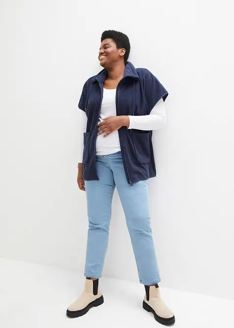 Fl&iacute;sov&aacute; vesta z recyklovan&eacute;ho polyesteru, bonprix