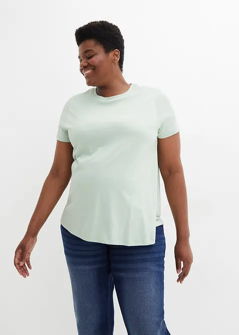 Těhotensk&eacute;/kojic&iacute; tričko z organick&eacute; bavlny (2 ks v balen&iacute;), bonprix